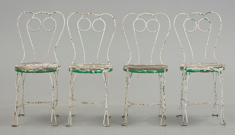 CAFÈSTOLAR, 4 st. 1900-talets andra kvartal.