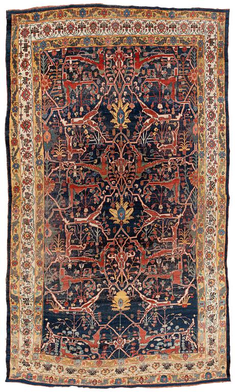 A carpet, antique, Bidjar Garus, ca 555 x 321 cm.