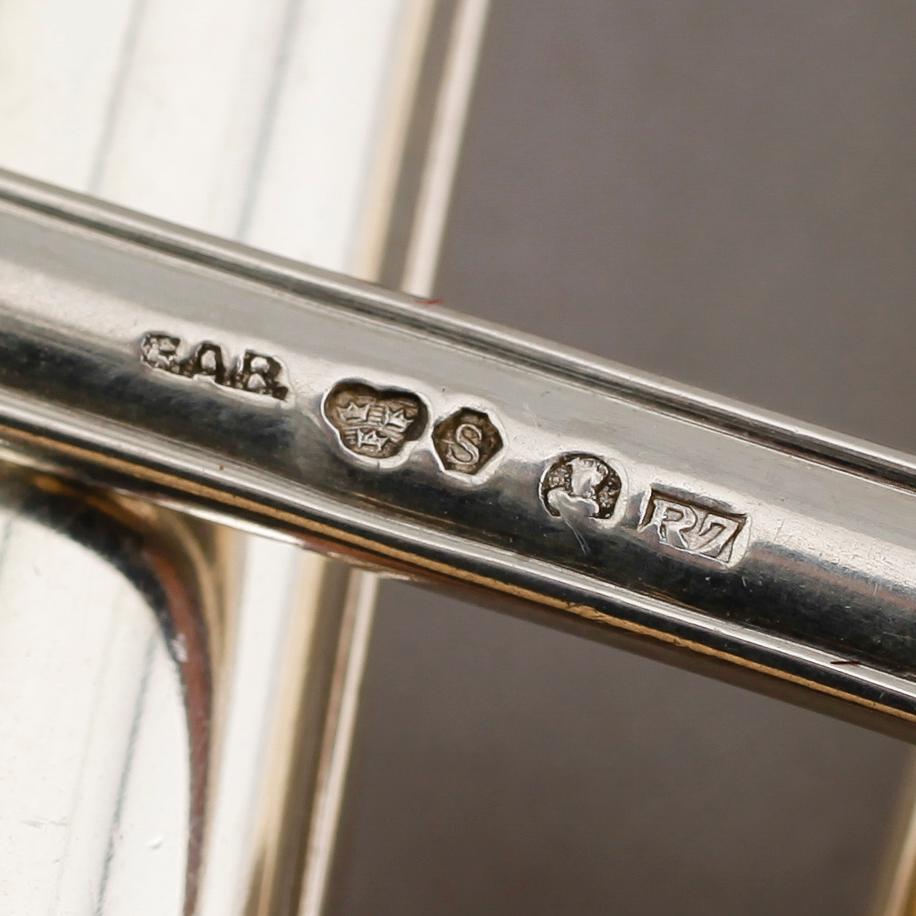 BESTICK, 67 snarlika delar, silver, GAB, 1900-talets första hälft. Vikt ca 2299 gram.