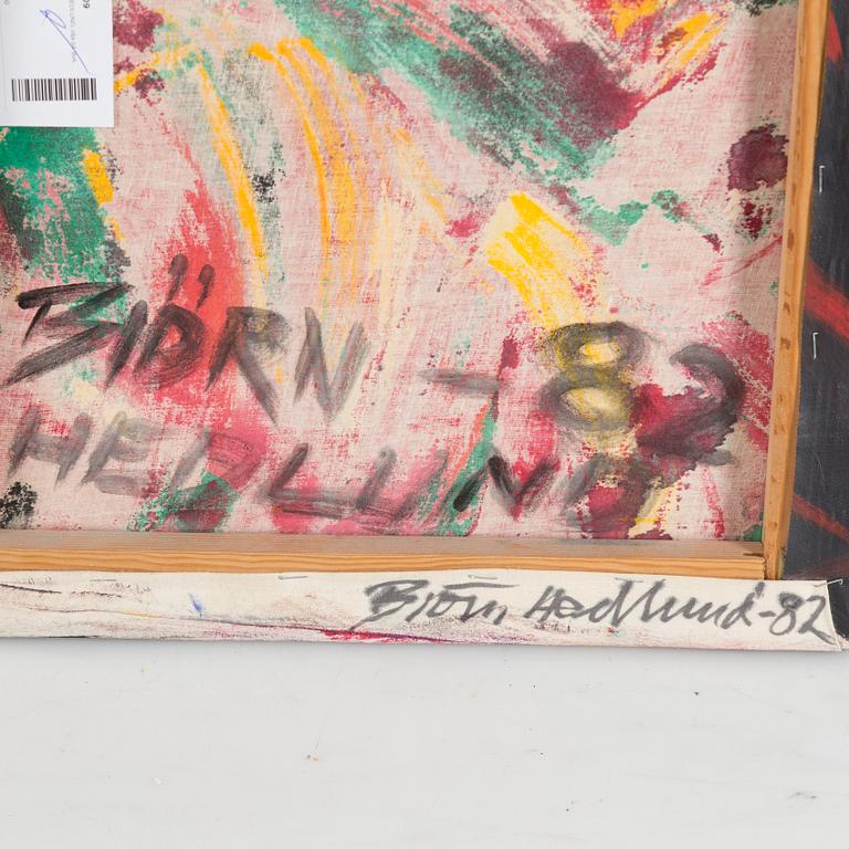 BJÖRN HEDLUND, olja på duk, signerad och daterad -82.