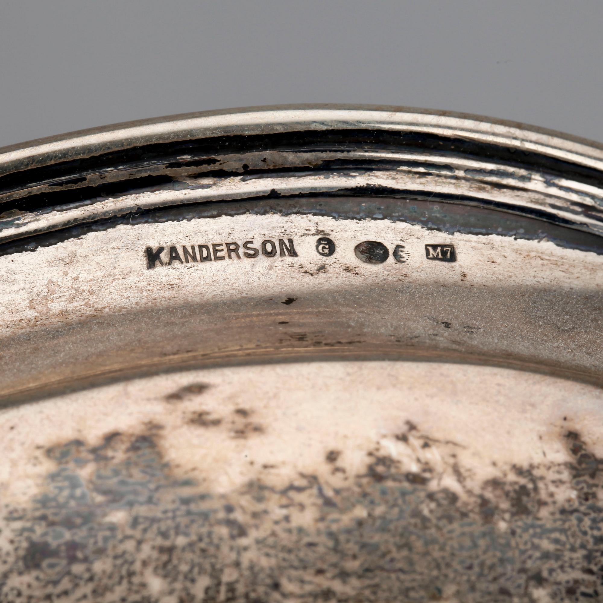 SKÅL, silver, K. Anderson, Göteborg, 1914. Vikt ca 545g.