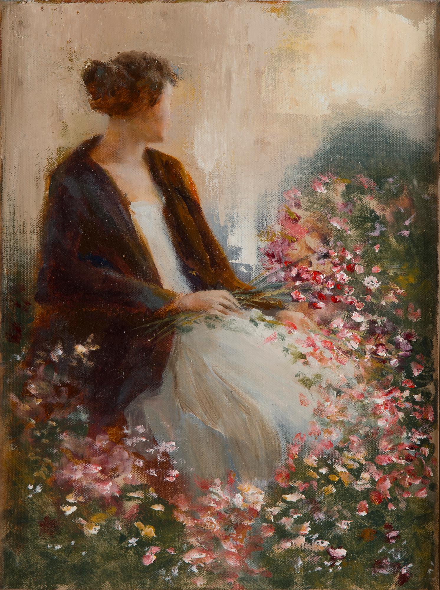 Teemu Korpela, Kvinna i trädgården.