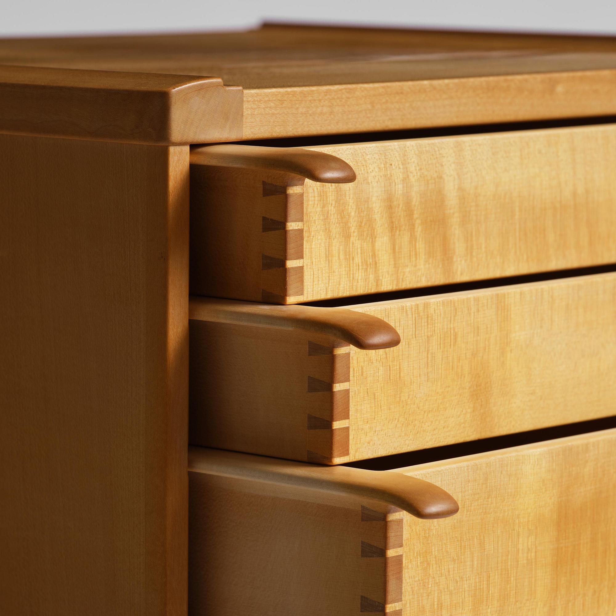 James Krenov, a cabinet on stand, Sweden, 1960-70s.