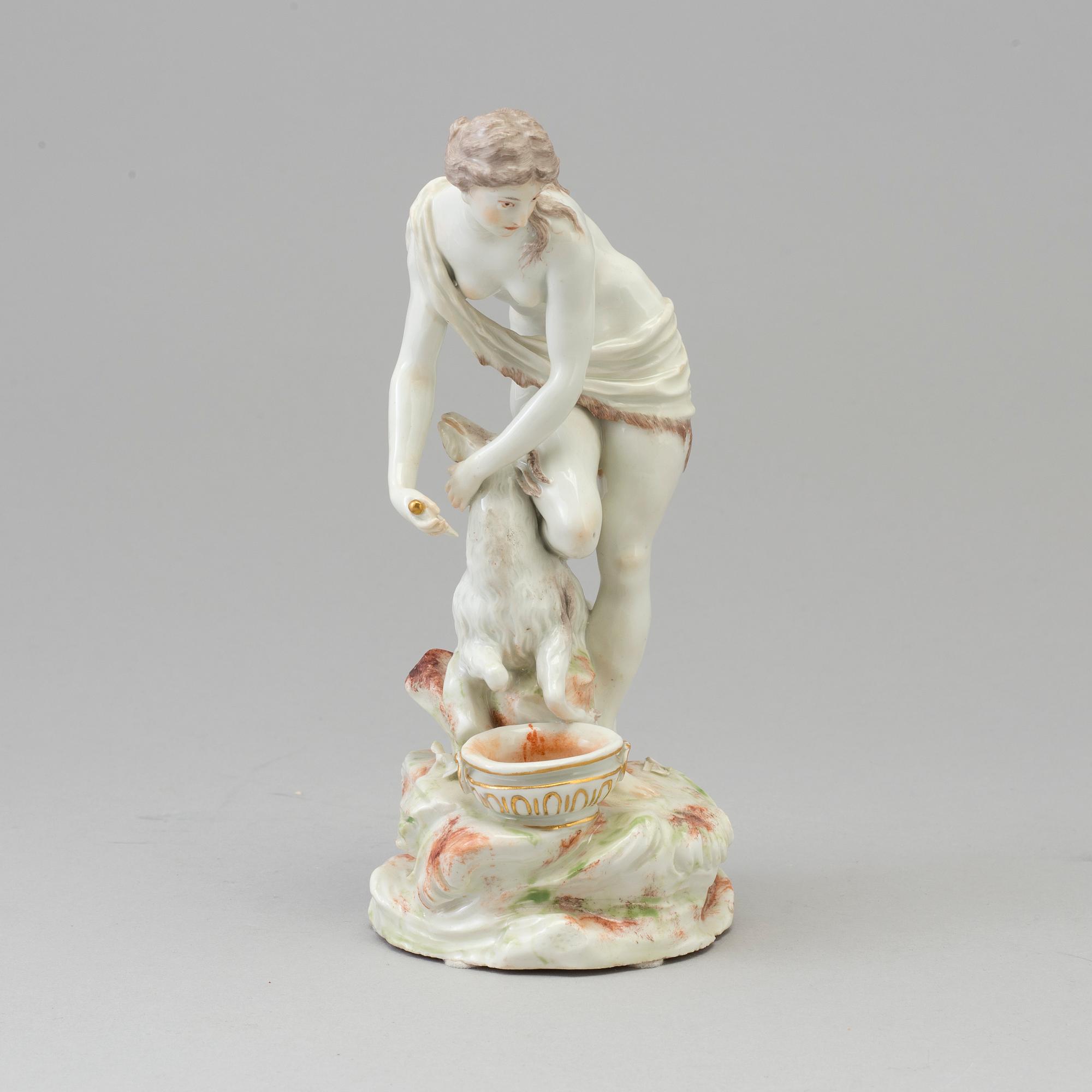 A Ludwigsburg porcelain figure, Germany, 18th Century.