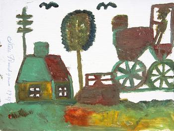 NILS RUNDGREN (Björnjägaren), 3 st blandteknik, sign samt dat "69".