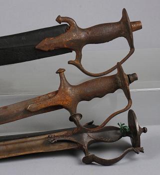 SABLAR, 3 st, orientaliska. 1900-tal.