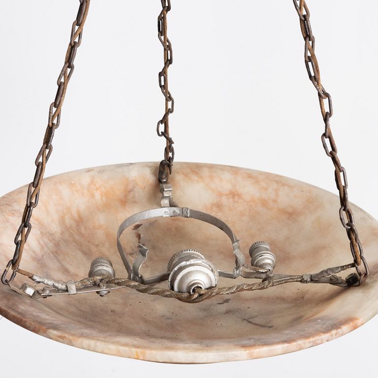 Takampel, alabaster, 1920-tal.