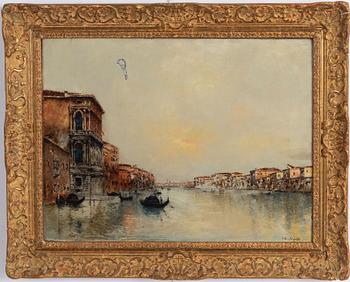 Okänd kostnär, 1800-tal, Canal Grande, Venedig.