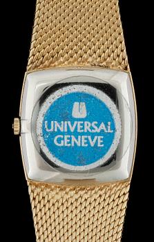 ARMBANDSUR, Universal Genève, doublé, 1970-tal.