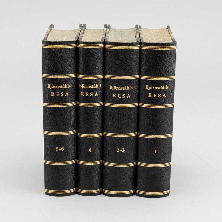 JACOB JONAS BJÖRNSTHÅL, Resa till Frankrike, Italien..." Tryckt hos And. Jac. Nordström Stockholm 1780.