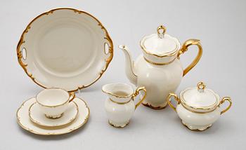 KAFFESERVIS, porslin, 1900-talets mitt.