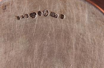 PARTI DIVERSE SILVER OCH NYSILVER, 6 delar, sent 1800-tal till tidigt 1900-tal.