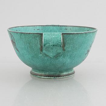 Wilhelm Kåge, an 'Argenta' stoneware bowl, Gustavsberg 1936.