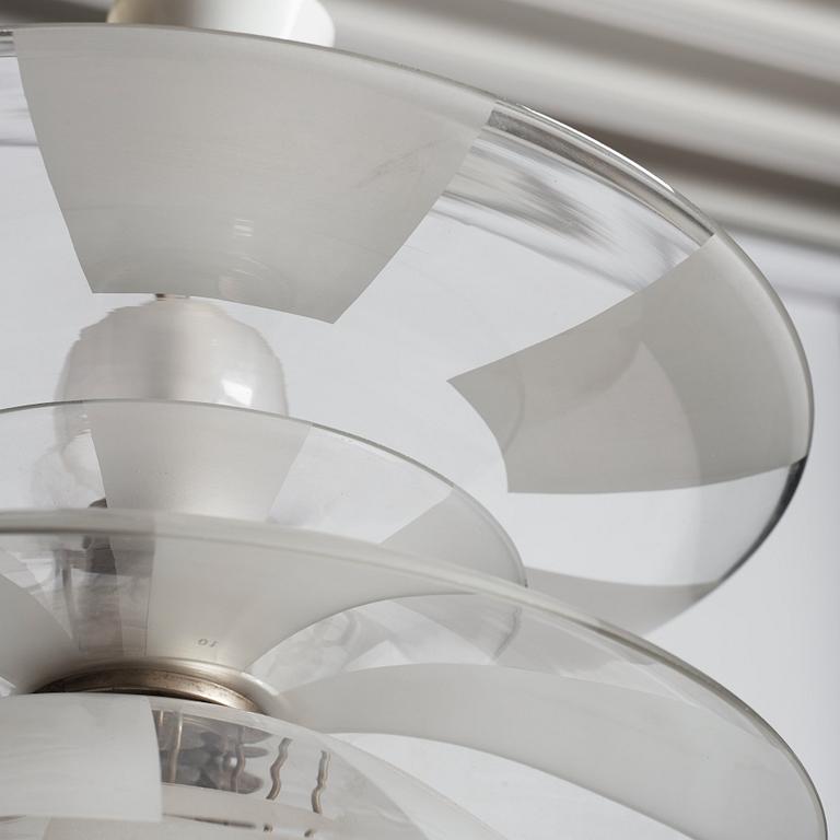 Poul Henningsen, "Septima 5" ceiling light, Louis Poulsen, Denmark ca 1929.