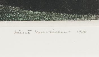 VÄINÖ ROUVINEN, etching, signed and dated 1988, numbered 24/100 T.p.l'a.