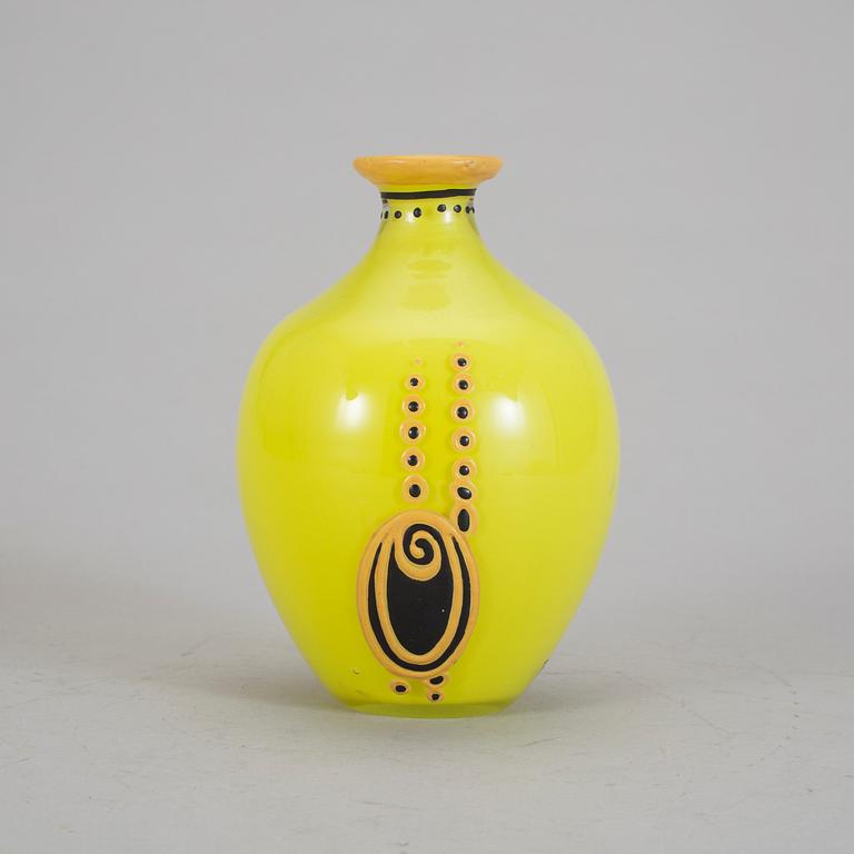 VAS, glas. Signerad Rob J, art noveau, Paris, 1910-/20-tal.