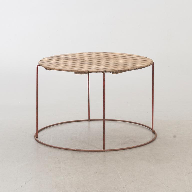 A mid 20th century garden table, Bjärnum, Sweden.