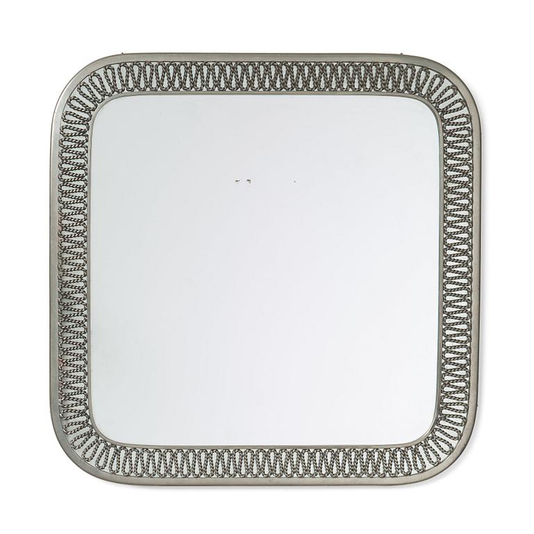 Estrid Ericson, probably, a Svenskt Tenn pewter mirror, Stockholm 1951, model 2520.