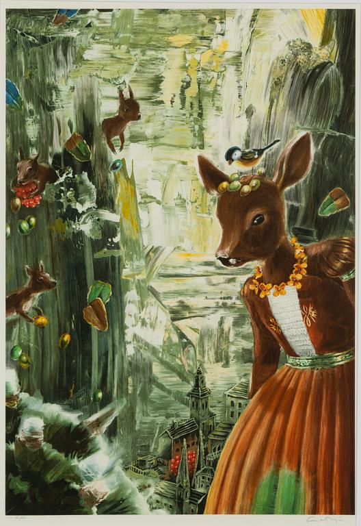 Ernst Billgren, "Äggvakt" – Ur portföljen "Vid vägens slut".