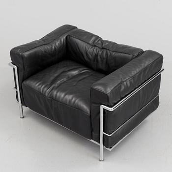 LE CORBUSIER, fåtölj, "LC3", Cassina.
