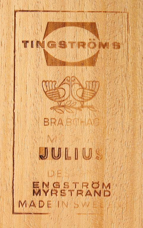 SERVERINGSVAGN, "Julius", ur "Bra Bohag"-serien, Sven Engström och Gunnar Myrstrand, Tingströms.