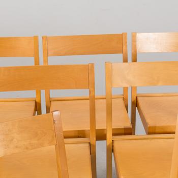 SVEN MARKELIUS, a set of 7 chairs,