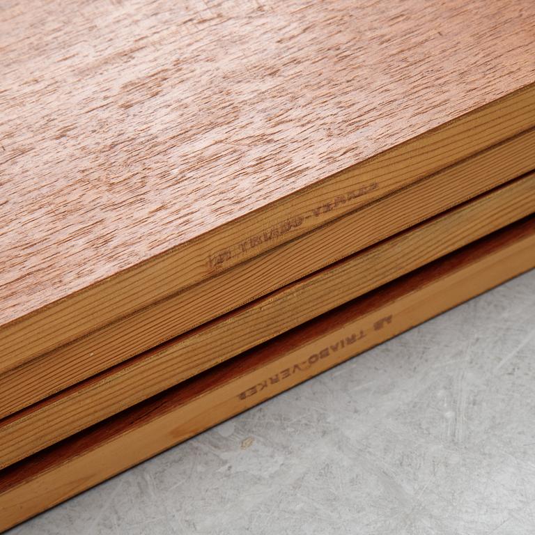 Nils Strinning, a 'String' teak veneer book shelf system.