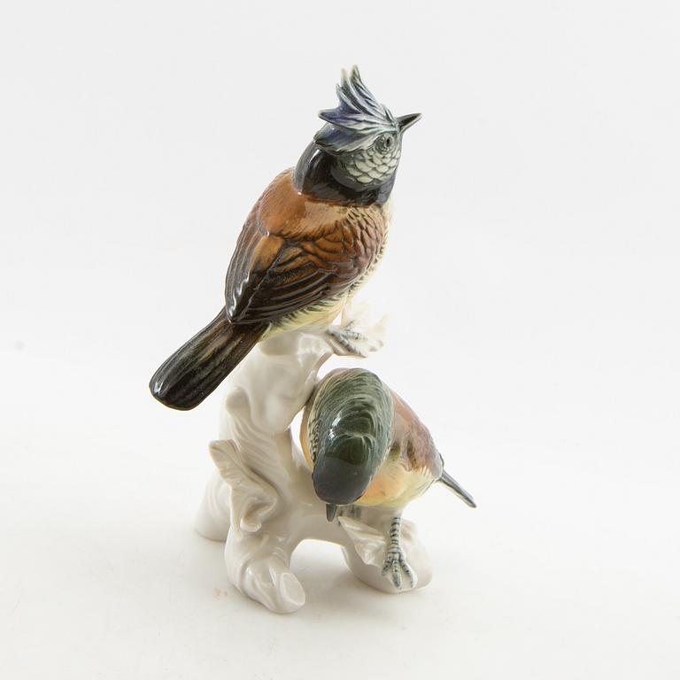 Figurines 9 pcs including Germany/Denmark 20th century porcelain.