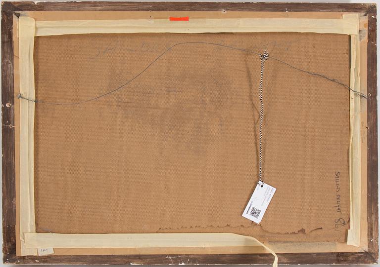 JACK ORR, olja på pannå, signerad.