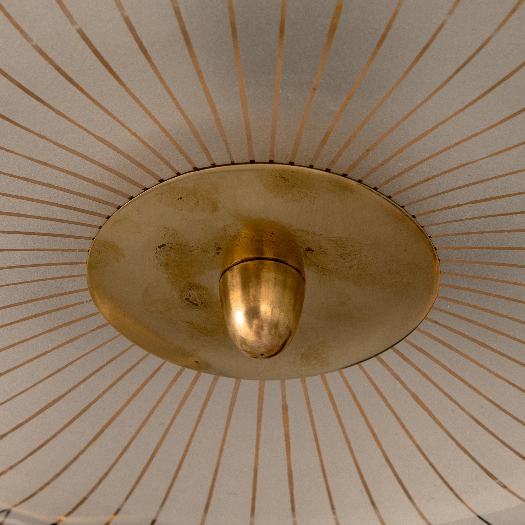 Lisa Johansson-Pape, taklampa, modell 71-005, Orno 1900-talets mitt.