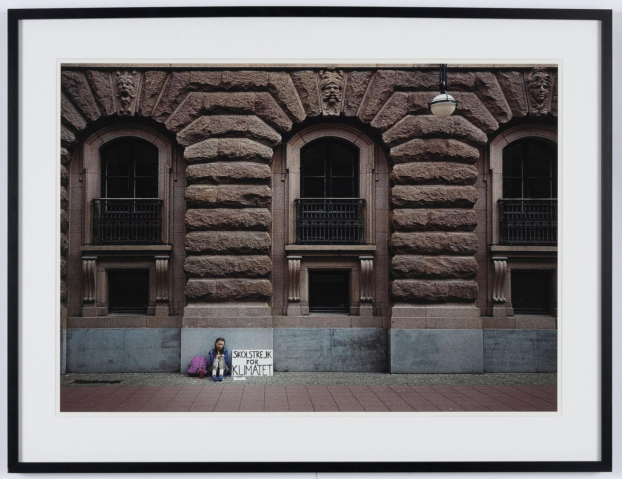 Adam Karls Johansson, "Greta Thunberg", 2018.