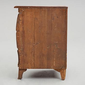 A Swedish Rococo 18th Century corner commode.