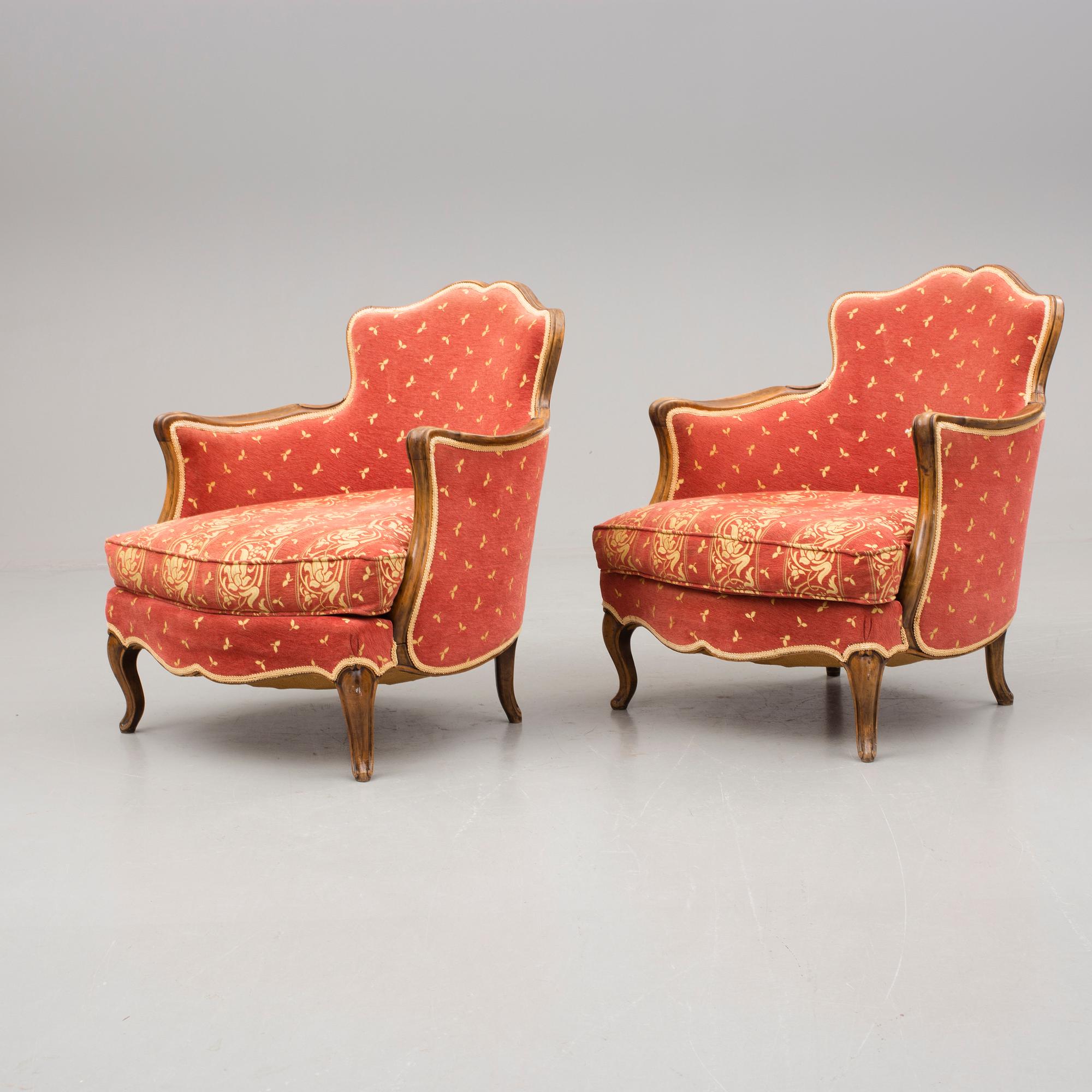 BERGÈRER, ett par, 1800-talets slut.