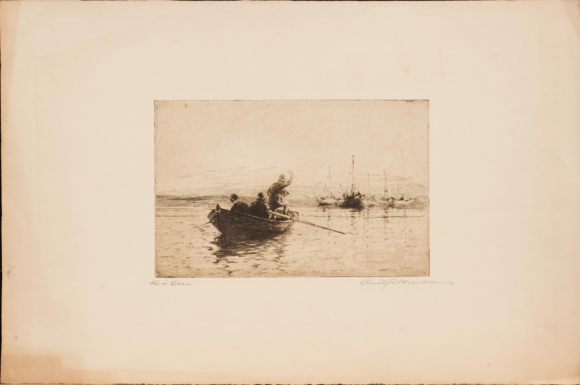 EMIL EKMAN, 12 signed etchings.