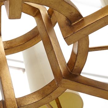 A chandelier, Tory Burch.