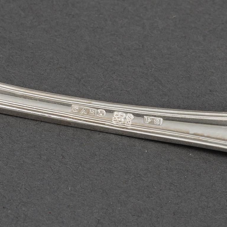 A silver 'Kungsholm' cutlery, GAB and CG Hallberg, Stockholm, some 1967. (108 pc).