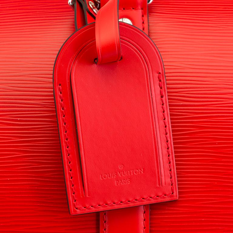 Louis Vuitton x Supreme Keepall Bandouliere Epi 45 Red.