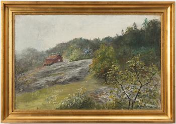 Olof Hermelin, "Regnig dag på Långängen" (på våren).