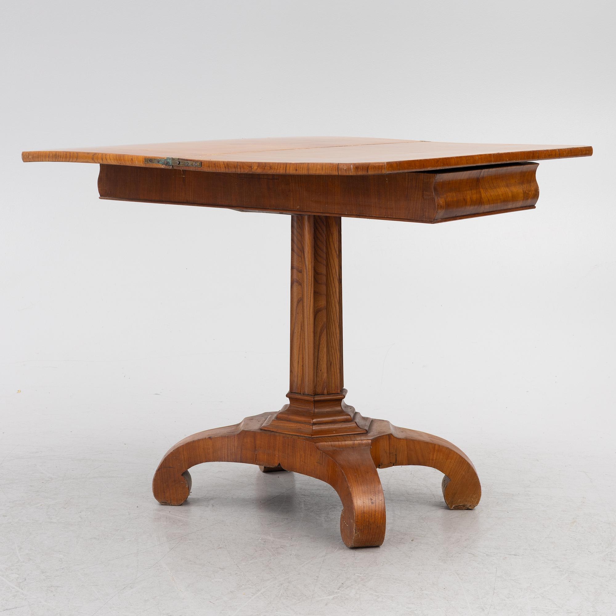A games table, mid-19th Century.