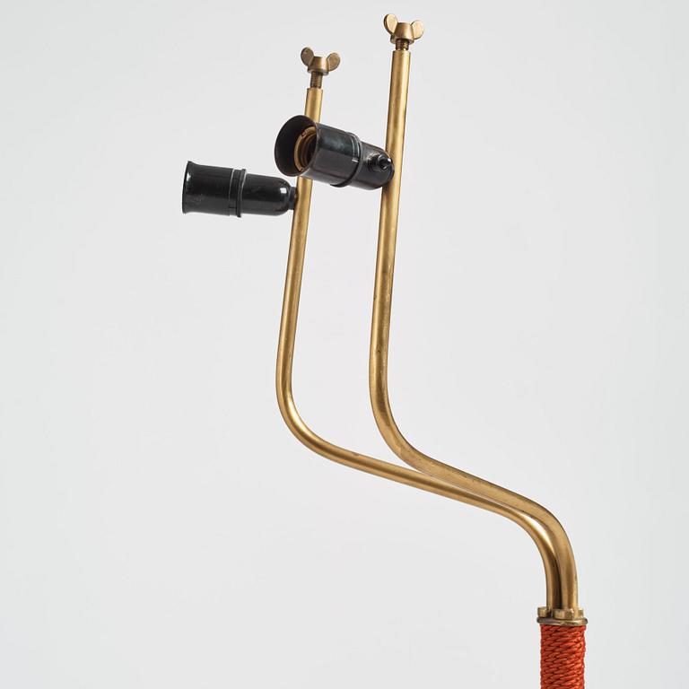 A Swedish Modern floor lamp, 1940-50s.