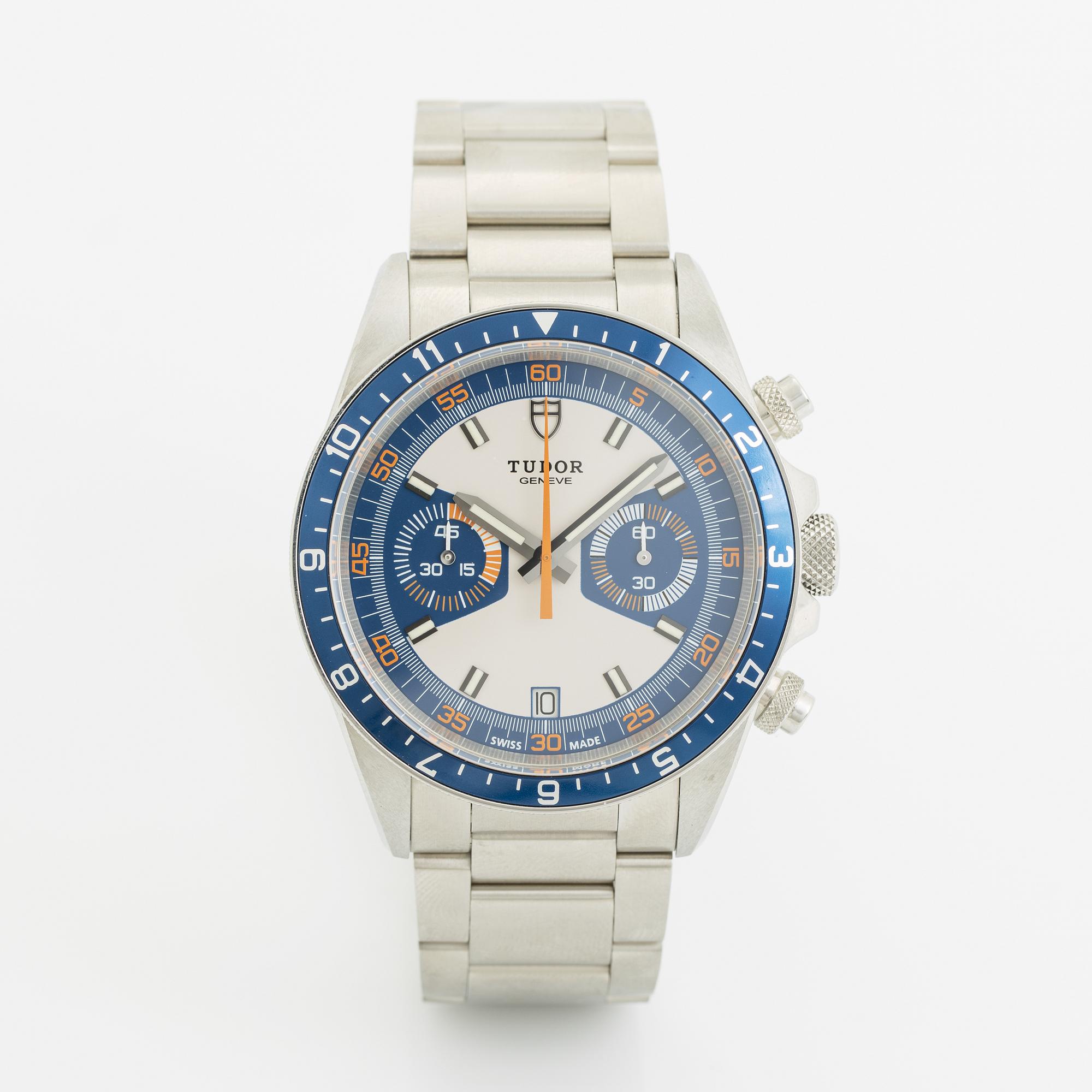 Tudor, Geneve, Heritage Chrono, chronograph, wristwatch, 42 mm.