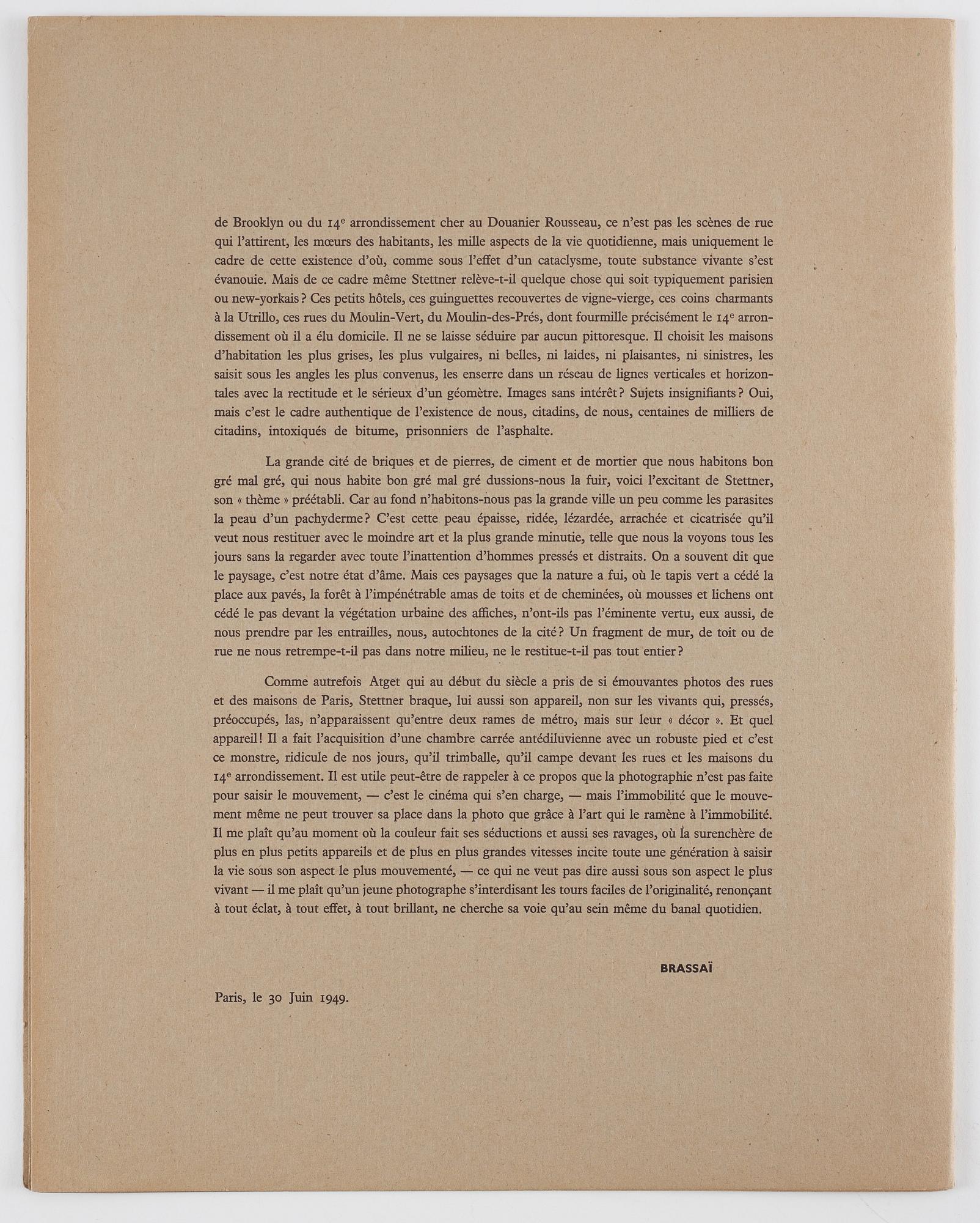 Louis Stettner, Portfolio "10 Photographs by Louis Stettner", 1949.