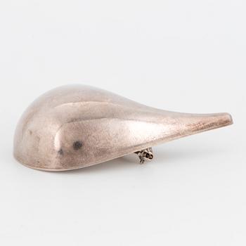 GEORG JENSEN, Nanna & Jorgan Ditzel, brooch, silver.