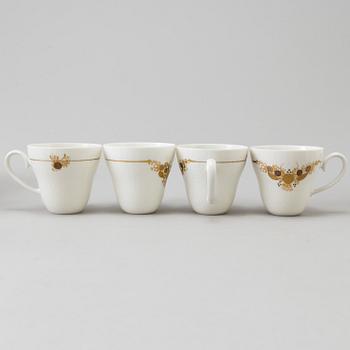 MOCCASERVIS, ca 12 delar, porslin, Björn Wiinblad, Rosenthal, 1900-talets andra hälft.