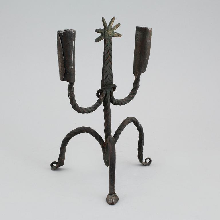 LJUSSTAKE, smide, 1700-tal.