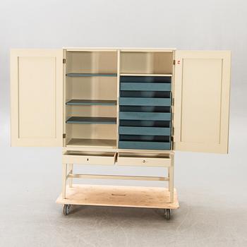 A Svensk Fur paitend cabinet mid 1900s.