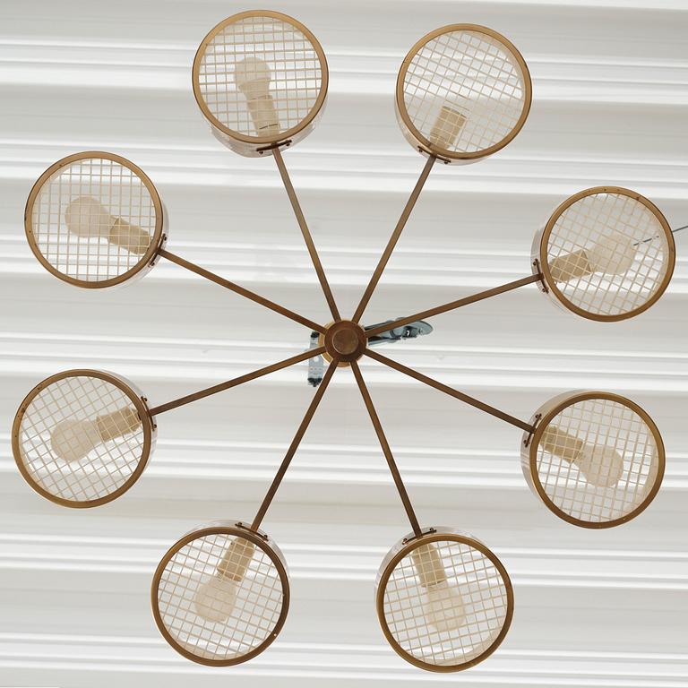 Hans-Agne Jakobsson, a ceiling lamp, Hans-Agne Jakobsson AB, Markaryd, 1950s.