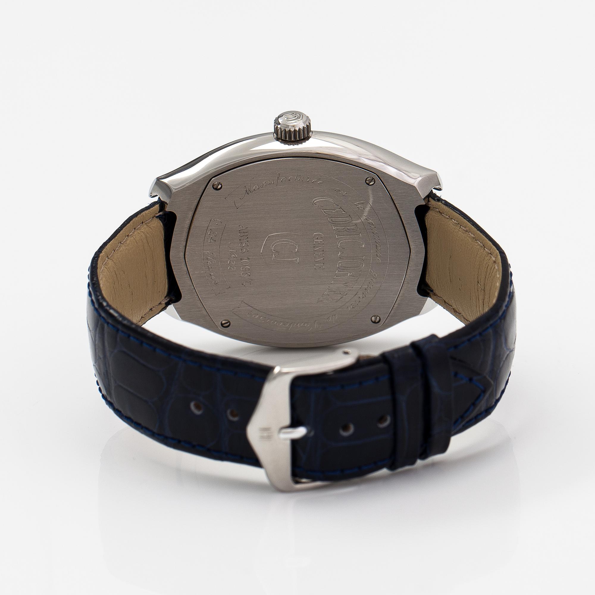 Cedric Johner, Abyss, wristwatch, 39 mm.