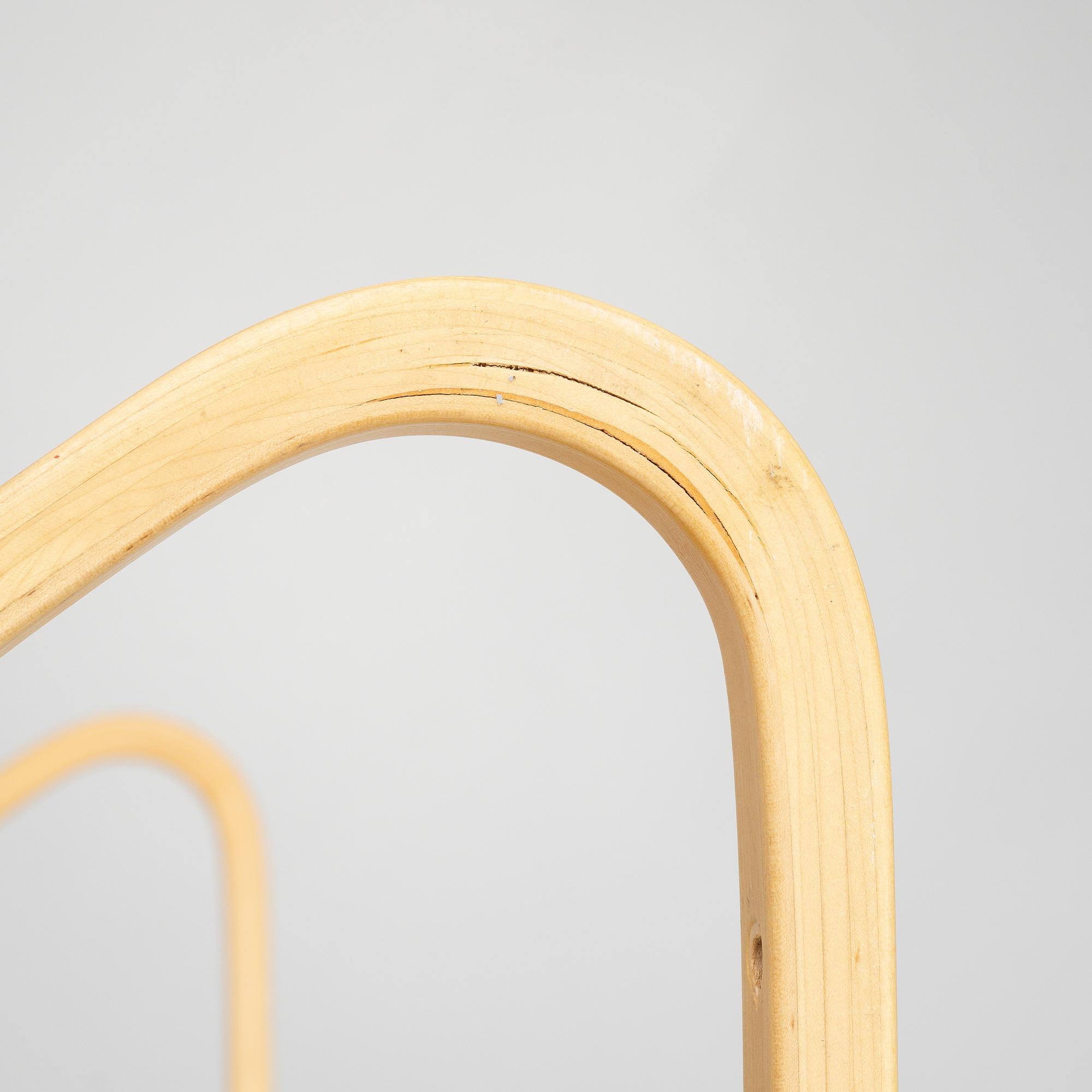 Alvar Aalto, a pair of wall shelves, model 112A, Artek, Finland, late 20th Century.