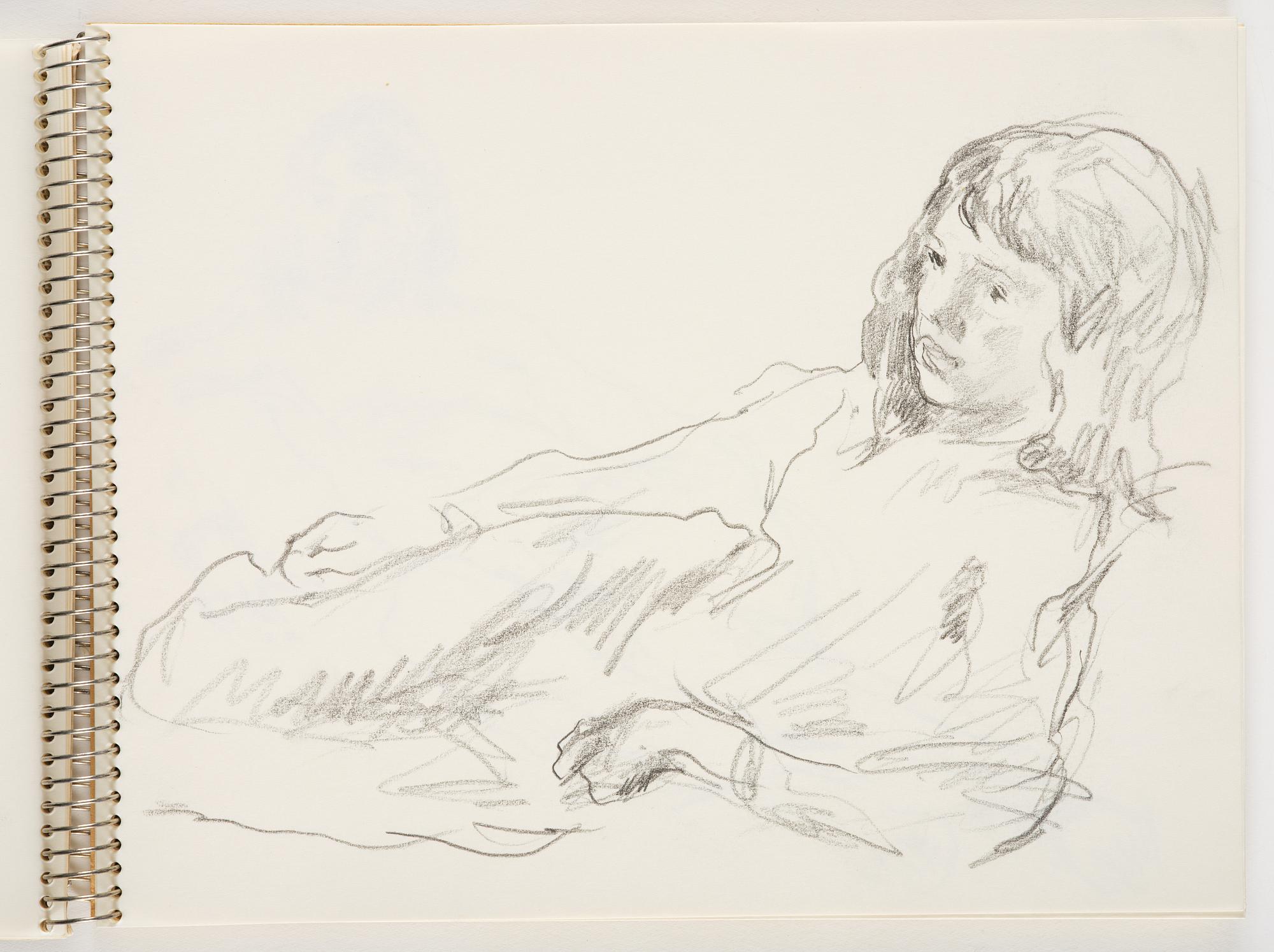 Lotte Laserstein, Sketchbook with approximately 42 drawings, of which 1 is signed.